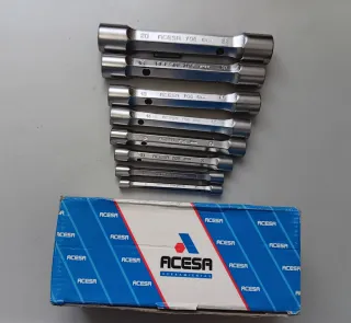 Juego 8 llaves tubo ACESA