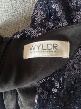 Vestido de fiesta WYLD lentejuelas negro