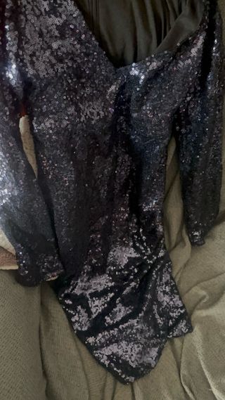 Vestido de fiesta WYLD lentejuelas negro