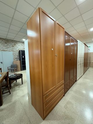 ARMARIO DOS PUERTAS DE CHAPA DE MADERA