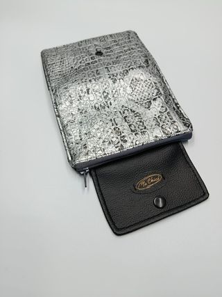 Monedero / billetera o cartera serpiente gris