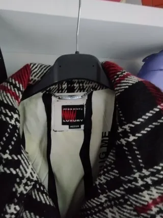 Abrigo Miss Sixty cuadros vintage mujer