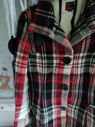 Abrigo Miss Sixty cuadros vintage mujer