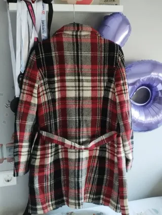 Abrigo Miss Sixty cuadros vintage mujer