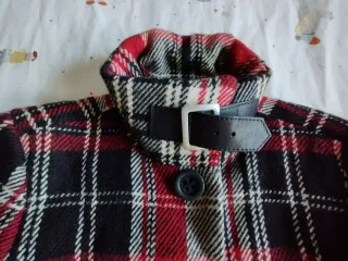 Abrigo Miss Sixty cuadros vintage mujer