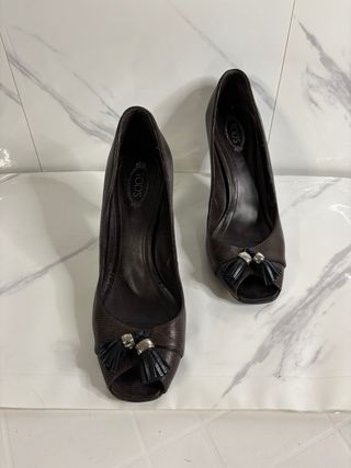 Décolleté Tod's donna tacco alto