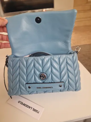 Bolso Karl Lagerfeld Weave Azul