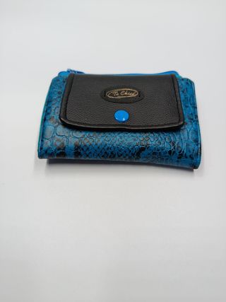 Monedero/Billetera Azul y Negro