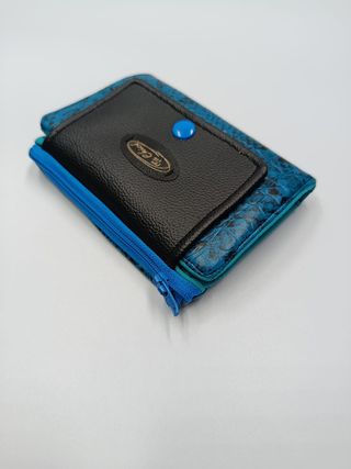 Monedero/Billetera Azul y Negro