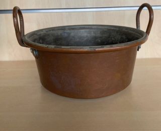 Pentola in rame martellato