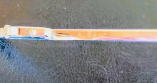 Montura de gafas Morel doradas y plateadas