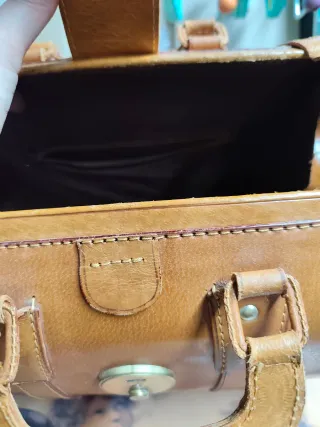 Maletín médico piel vintage