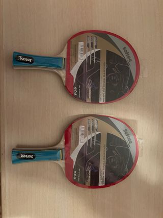 2 Raquetas de Tenis de Mesa Softee P050, sin abrir
