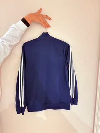 Chaqueta Adidas Original Azul y Roja