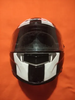 Casco LS2 Negro y Blanco