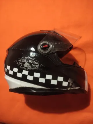 Casco LS2 Negro y Blanco