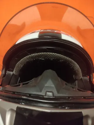 Casco LS2 Negro y Blanco