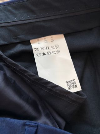 Traje BOSS Lana Virgen Elástica Azul