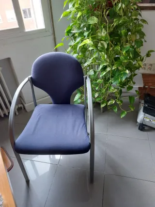 Sillas de oficina rojas (6  unidades)