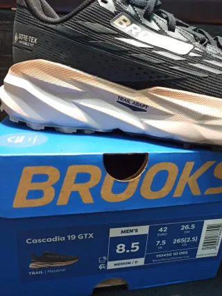 Brooks Cascadia 19 GTX Goretex Nuevo Modelo