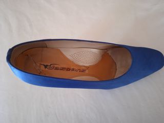 Zapatos de vestir azules talla 38, marca Descans