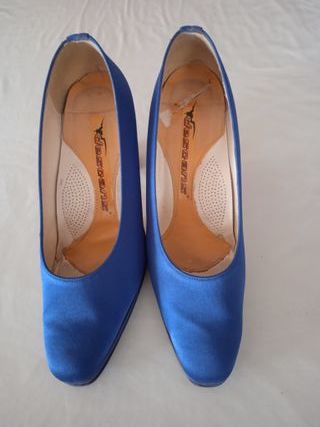 Zapatos de vestir azules talla 38, marca Descans