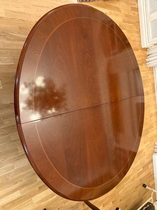Mesa comedor madera clásica extensible
