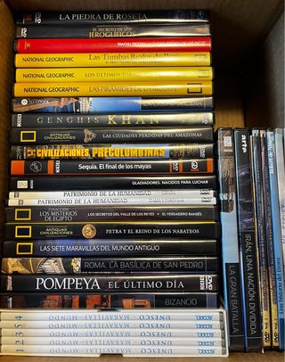 25 DVDs Documentales Maravillas del Mundo