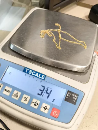 Cadena fina oro 18kt eslabones entrelazados