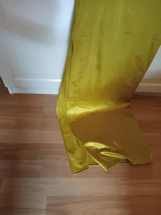 Vestido largo fiesta amarillo