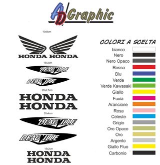 kit adesivi stickers honda deauville 650