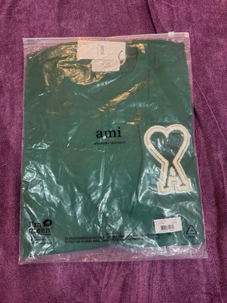 Camiseta Ami Paris Verde Talla XL