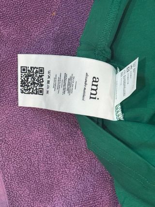 Camiseta Ami Paris Verde Talla XL