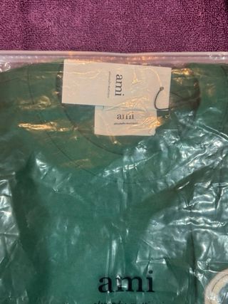 Camiseta Ami Paris Verde Talla XL