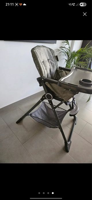 Trona bebé reclinable