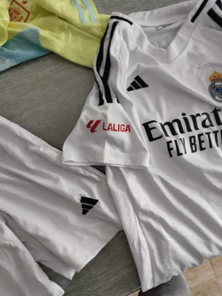 Equipación Real Madrid Adidas Blanca