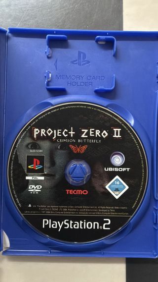 Project Zero 2 Crimson Butterfly PS2 con flyer Esp