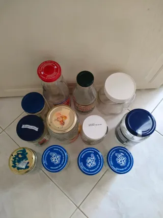 Vasetti in vetro con tappo