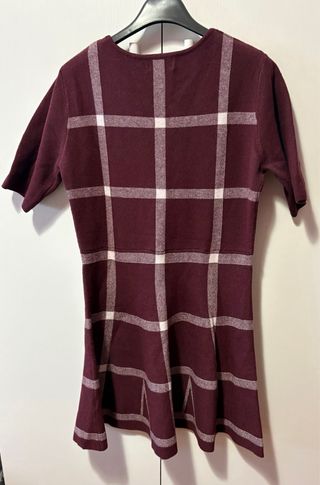 Abito maglia fantasia quadri tg L