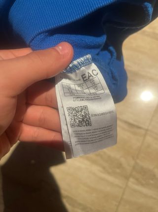 Camiseta Guess Manga Larga Azul