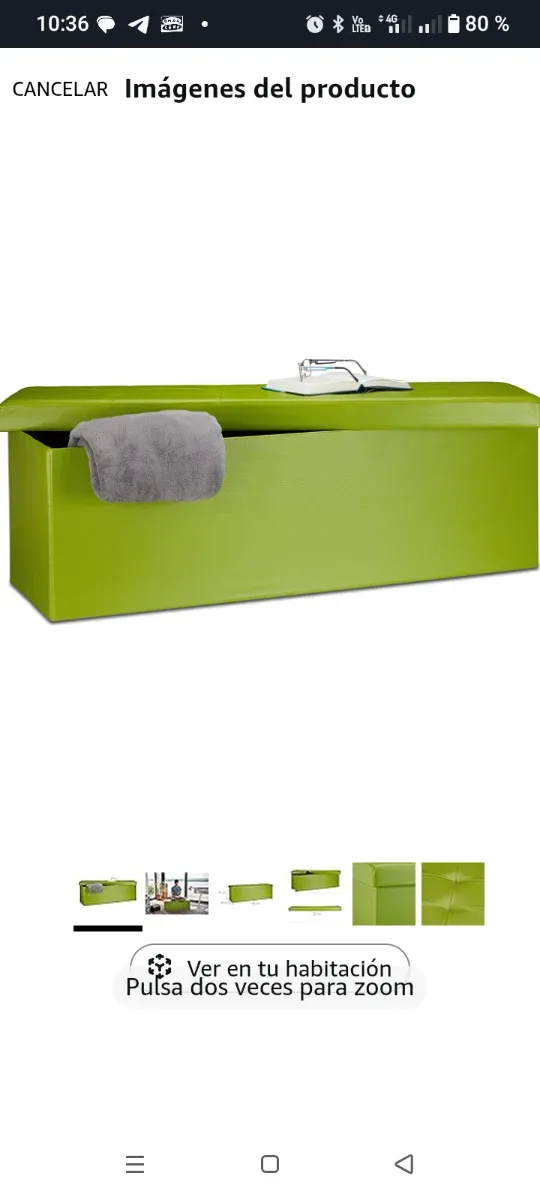 Cassetto di stoccaggio verde