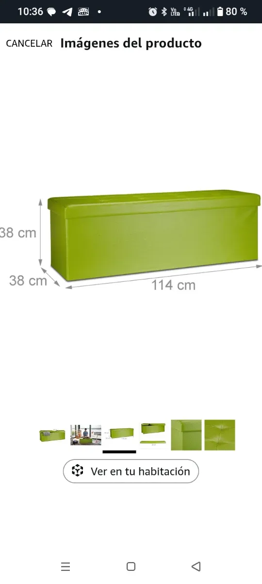 Cassetto di stoccaggio verde