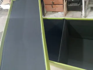 Baúl de almacenamiento verde