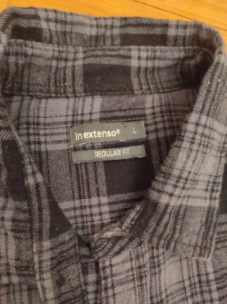 Camisa de cuadros hombre Talla L