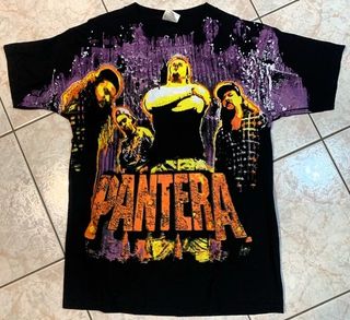 Pantera bootleg vintage 90s camiseta