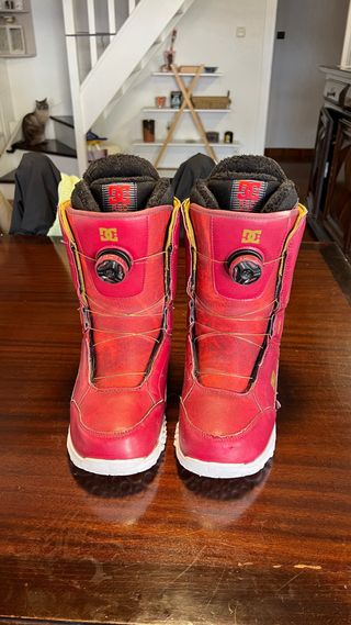 Botas Snowboard DC Mujer Rojo