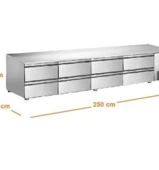 Mesa refrigerada cocina