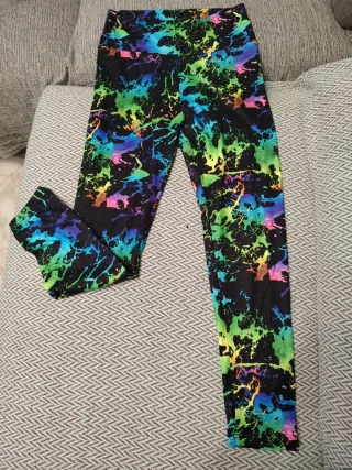 Leggings estampado salpicaduras colores
