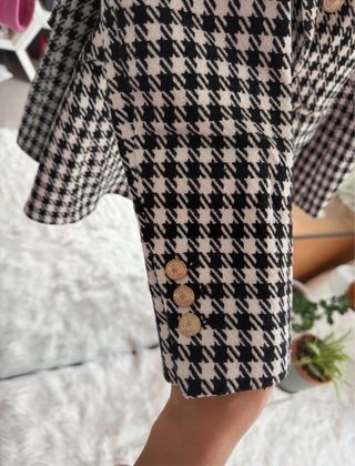 Giacca Zara Pied de Poule Doppiopetto