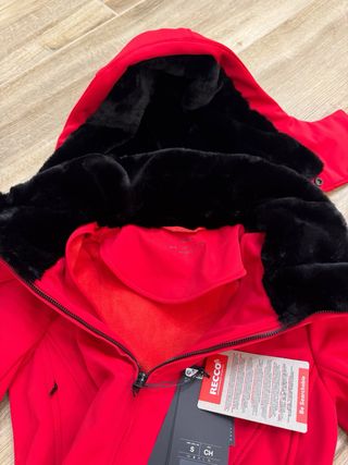 Tuta da sci rossa donna TG S